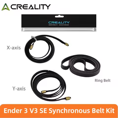 Creality Official Ender 3 V3 SE X + Y Axis Synchronous Belt Kit and Ring Synchronous Belt Timing Bel