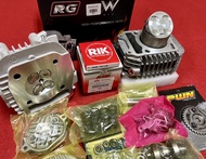 เวฟ125/4วาล์วลูก 56-57 คาเซ่ ฝางาน rg แท้ใบวาล์ว 21-18 อุปกรณ์ครบเซ็ทหลังวาล์วใส่125คาร์บูS-Rและไฟเล
