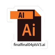 Ai creative app vinyl matte sticker