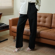 IN R-SQUARED [INR2] Jessica Trousers-High Waist Long Pants Pleated Face