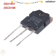 NAILSDECOR 3 Pairs 2SA1941 Pair Tube Original A1941 2SC5198