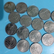 uang koin 50 rupiah lima puluh rupiah 1971