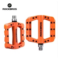 Rockbros 12C Nylon Bearing Pedal Orange Bicycle Pedal