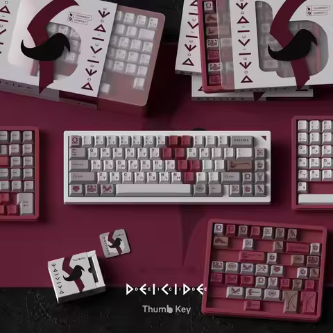 Thumbkey x Domikey Deicide Keycap Cherry Profile Dye Subbed Keycap Set thick PBT for keyboard BM60 C