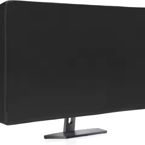 Multi-Size Computer Monitor Dust Cover, Waterproof Anti-Static Full Body Design, Silky HD Panel Slee