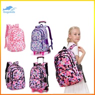 6 Wheels School Bag Trolley  Rolling Backpack Wheeled School Bag