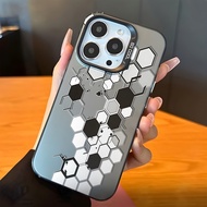 HP Softcase IMD Hologram GEOMETRIC Case OPPO RENO 14F 5G RENO 14 5G 14 PRO 5G Case SAMSUNG A07 A17 A