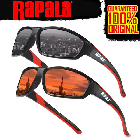 Original Rapala Polarized Fishing Sunglasses Men's Driving Shades Male Sun Glasses Hiking Classic UV