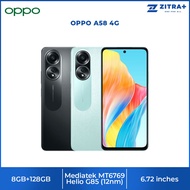 OPPO A58 4G 8GB+128GB | Li-Po 5000 mAh | 6.72 inches | IPS LCD |  MediaTek MT6769 Helio G85 (12nm) |  Android 13, upgradable to Android 14 | Smartphone with 1 Year Warranty