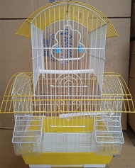yish Pindu Double layered Dome Villa Bird Cage Parrot Octopus Painted Eyebrow Wren Brother Viewing Bird Cage Bird Nest Supplies Cages &amp; Crates