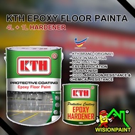 5L kth epoxy floor paint / expoxy floor / cat expoxy lantai / cat epoxy lantai / epoxy paint / cat l