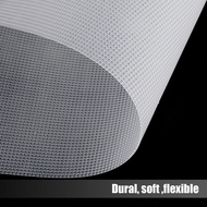 12Pcs 14 Count Plastic Mesh Canvas Sheets 11x8.2 Inch White Needlepoint Craft Canvas Plastic Grid Sh