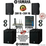 Paket Sound System Yamaha DBR-15 Plus Subwoofer Yamaha DSR-118 18 inch