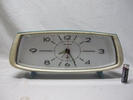 早期 日本製 普普風 SEIKO 大型機械式 發條 鬧鐘 桌鐘