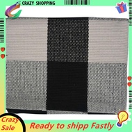 Cotton  Plaid Rugs, Check Rug,23.6Inch x35.4Inch,Checkered Outdoor Rug,Outdoor Plaid Doormat For Kit