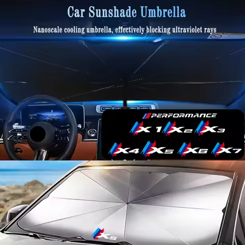 Car Sunshade Front Window Parasol for BMW X1 X2 X3 X4 X5 X6 X7 2 3 4 5 6 Series G42 E53 E90 E91 E92 