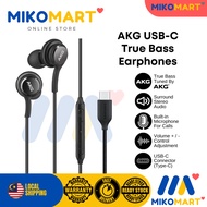AKG Earphones with Mic USB-C (Type-C) Connector True Bass Audio