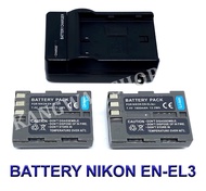 EN-EL3E \ EN-EL3 \ ENEL3E \ ENEL3 แบตเตอรี่ \ แท่นชาร์จ \ แบตเตอรี่พร้อมแท่นชาร์จสำหรับกล้องนิคอน Battery \ Charger \ Battery and Charger For Nikon D50,D70,D70s,D80,D90,D100,D200,D300,D300s,D700,MH-18,MH-18a,MH-19,MB-D200,MB-D10 BY KANGWAN SHOP
