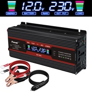 [Ready Stock] 60HZ Inverter DC 12V To AC 220V-240V Power Converter Car Charge Transformer 3000w For 