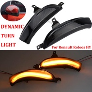 2X For Renault Koleos HY 2011-2017 1st Gen. Facelift Model Dynamic Blinker LED Turn Signal Light Sid