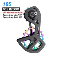 CYCLAMI UT Xe Đạp Gốm Chịu Lực Sợi Carbon Jockey Bộ Bánh Xe Derailleurs Phía Sau Tương Thích Với 105