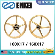 YAMAHA Y15ZR Y15 EXCITER150 SPORT RIM SPORTS RIM ENKEI SP522 160x17 160x17 [ PLUG &amp; PLAY ] GOLD