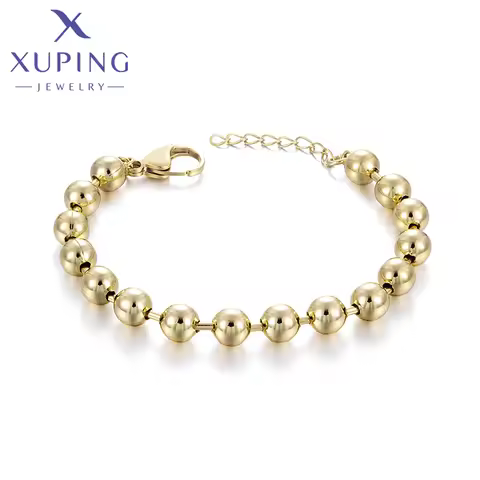 Xuping Jewelry New Arrival Copper Alloy European Style Fashion Popular Women Bracelet Gold Color X00