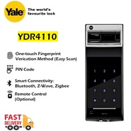 YALE YDR4110 Fingerprint Digital Rim Door Lock / digital lock / kunci digital / smart lock / smart door lock