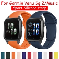 Garmin Venu Sq 2 Silicone Strap For Garmin Venu Sq 2 Music Smart Watch Replacement Wristband Accessories