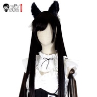 IJN Atago black Cosplay Wig Fiber synthetic wig HSIU Game Azur Lane