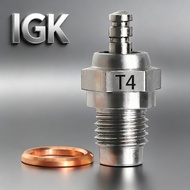 1PCS T4 Iridium Glow Plug For 4-Stroke Methanol Model Engine ASP Toyan SAITO RC Aircraft Replacement