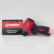Thân máy chuyên vít trượt pin DRAMA Đỏ không chổi than pin 4cell chân thông dụng