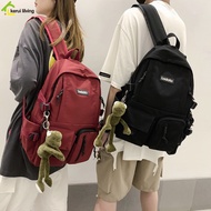 กระเป๋าเป้สะพายหลัง เป้นักเรียน เป้สะพายหลัง เป้เดินทาง ผ้าไนลอน ขนาด 43 x 13 x 30 cm มี 5 สีให้เลือก กระเป๋าเดินทาง กระเป๋าเป้ สายปรับได้ ทนทาน