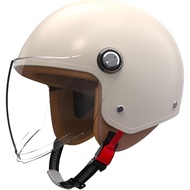 Retro Vespa 3/4 Motorcycle Half Helmets,DOT Approved Vintage Scooter Dirt-Bike Go-Kart Moped Electri