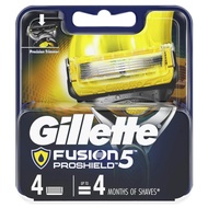 Gillette fusion 5 proshield 4  ใบมีดโกนหนวด แพ็ค 4 ชิ้น