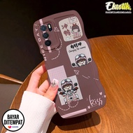 Case Oppo A16 / Oppo A54S Gelombang - Eksotik - Casing Oppo A16 / Oppo A54S - Silikon Oppo A16 / Oppo A54S - Motif Aesthetic Lucu - Cassing - Aksesoris Hp - Kesing Oppo A3S - Cover Hp - Mika Hp - Softcase Oppo A16 / Oppo A54S Terbaru