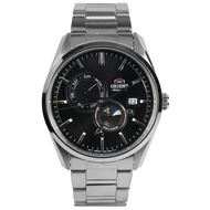 Orient Sun Moon Automatic RA-AK0302B10B RA-AK0302B Black Dial Stainless Steel Watch