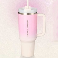 Starbucks Stanley ombre Pink Cold Cup 40ozแท้💯
