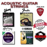 (READY STOCK) TALI GITAR KAPOK / ACOUSTIC GUITAR STRINGS GIBSON FENDER MARTIN YAMAHA - GOOD BARGAIN