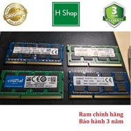 Ram Laptop 2Gb 4Gb 8Gb PC3L (DDR3L) bus 1600 và một số loại khác hàng tháo máy chính hãng bảo hành 3