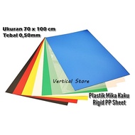 PP Plastic Rigid Mica Sheet Agenda Cover 70cm x 100cm x 0.5mm
