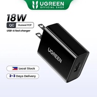 Pengecas Pantas (W) UGREEN, 18W, dengan Port USB A, Pengecas Android, Quick Charge 3.0, Serasi denga
