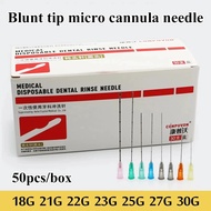 Blunt tip micro cannula medical injection needle 18G 21G 22G 23G 25G 27G 30G Plain Ends Notched Endo