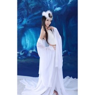 Ancient Costume Costume Sexy Dance Costume Ancient Costume Photography Photo Costume White Tulle Tan