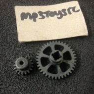 Upgrade Part Metal Reduction Gear + Motor Gear Spare Parts Hsp for Wltoys A949 A959