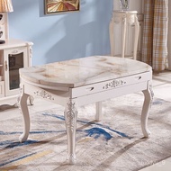 BW88/ 2024European-Style Dining Tables and Chairs Set Household Foldable Retractable Marble Desktop Square and round Dua