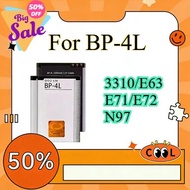 Compatible with Nokia BP-4L battery for 3310/E63/E71/E72/N97 1500mAh