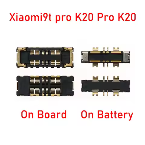 5PCS Inner Battery FPC Connector Clip Contact For XiaoMi Mi 9 11 CC9e Play A3 F1 9t Pro Redmi 7 K30 