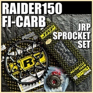 ❥ ✤ ◧ JRP SPROCKET SET RAIDER150 CARB/FI 14T (38/43/45-415 MANIPIS)