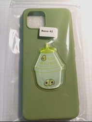 Oppo Reno4z全新酪梨牛奶造型手機殼-莫蘭迪綠